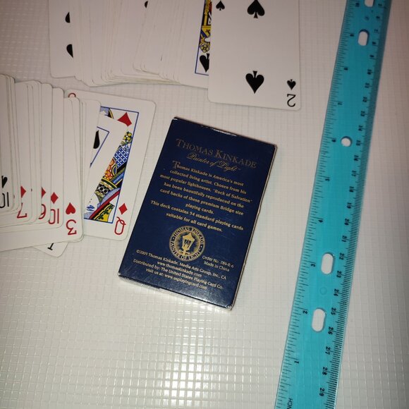 Thomas Kinkade Painter of Light Playing Cards Collectible Art Vintage - Picture 5 of 5